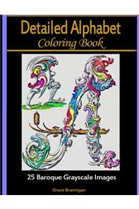 Detailed Alphabet Coloring Books