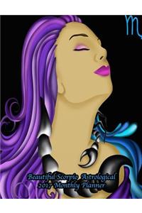 Beautiful Scorpio Astrological 2017 Monthly Planner