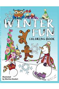 WINTER FUN coloring book