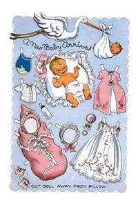 Layette Baby Card