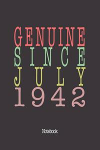 Genuine Since July 1942