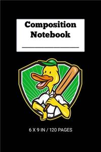 Composition Notebook - Cricket Duck