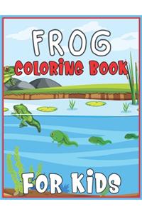 Frog Coloring Book for Kids
