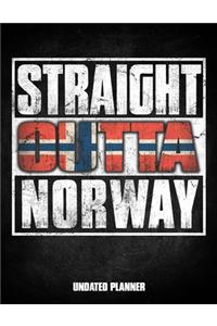 Straight Outta Norway Undated Planner