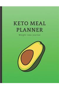 KETO MEAL PLANNER Weight loss journal