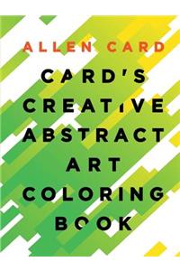 Card's Creative Abstract Art Coloring Book