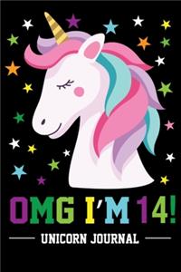 OMG I'm 14! Unicorn Journal