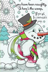 You Have Been Naughty, So Here's The Scoop. All You Get Is Snowman's Poop.