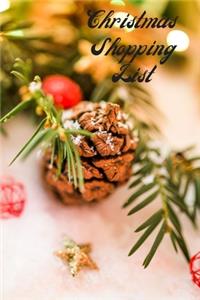 Christmas Shopping List