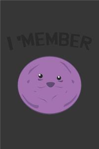 I Member White Tee Notebook