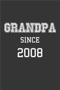 Grandpa Since 2008 Notebook