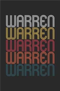 Warren 2020 Notebook - Elizabeth Warren Gift - Vintage Democratic Candidate 2020 Journal - 2020 Election Diary for Democratic Friends And Family