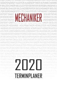 Mechaniker - 2020 Terminplaner