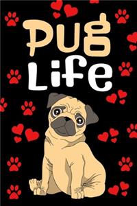 Pug Life Journal Notebook