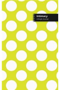 Intimacy Lifestyle Journal, Blank Write-in Notebook, Dotted Lines, Wide Ruled, Size (A5) 6 x 9 In (Yellow)