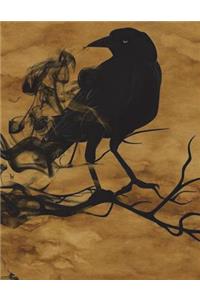 The Crows Notebook Large Size 8.5 x 11 Ruled 150 Pages