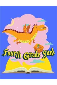 Fourth Grade Fun Dragon Composition Notebook