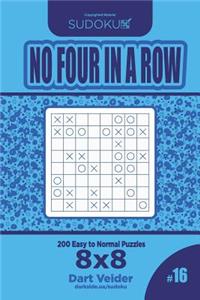 Sudoku No Four in a Row - 200 Easy to Normal Puzzles 8x8 (Volume 16)