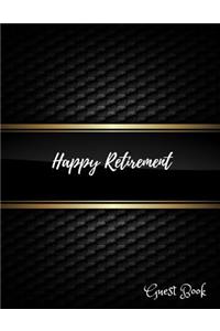 Happy Retirement Guest Book