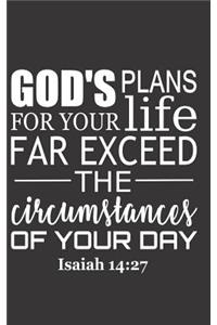 God's Plans for Your Life Far Exceed the Circumstances of Your Day Isaiah 14