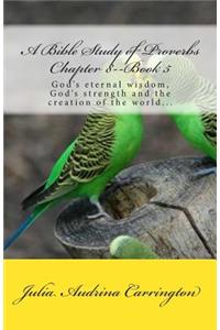 A Bible Study of Proverbs Chapter 8--Book 5