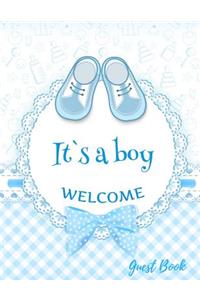 It's a Boy Welcome Guest Book