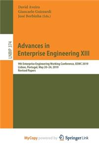 Advances in Enterprise Engineering XIII