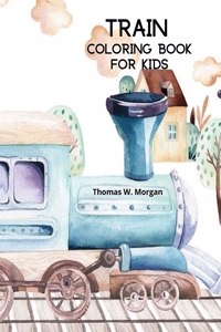 Train Coloring Book for Kids