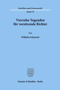Vierzehn Tugenden Fur Vorsitzende Richter