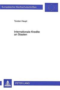 Internationale Kredite an Staaten