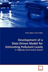 Development of a Data Driven Model for Estimating Pollutant Levels