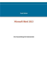 Microsoft Word 2013