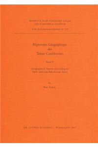 Repertoire Geographique des Textes Cuneiformes