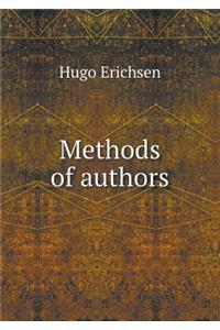 Methods of Authors