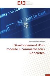 Développement D Un Module E-Commerce Sous Concrete5