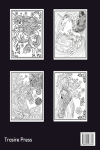 Unicorn coloring book