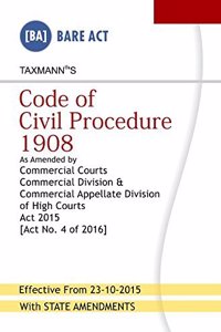 Code Of Civil Procedure 1908 With State Amendments (Hardbound)