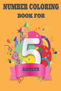 Number Coloring Book for Adults