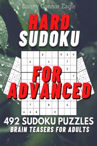 Sudoku Hard for Advanced, Brain Teasers for Adults