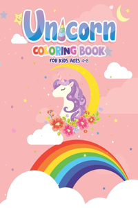 Unicorn Coloring Book For Kids Ages 4-8