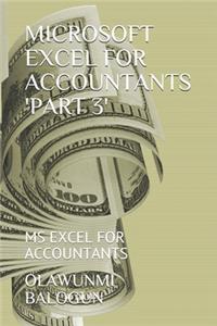 Microsoft Excel for Accountants 'part 3'