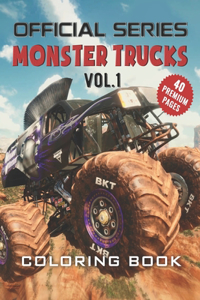 Monster Trucks Coloring Book Vol1