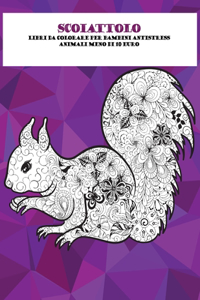 Libri da colorare per bambini antistress - Meno di 10 euro - Animali - Scoiattolo