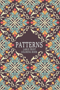 Patterns Large Print Coloring Book