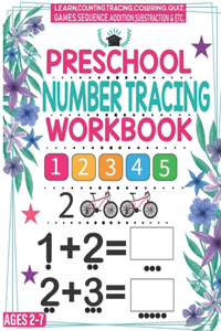 Preschool Number Tracing Workbook
