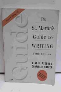 The St. Martin's Guide to Writing