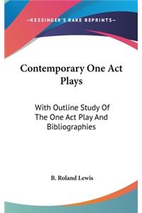 Contemporary One Act Plays