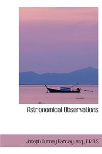 Astronomical Observations