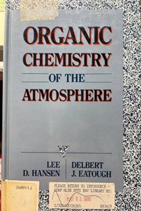 Organic Chemistry of the Atmosphere