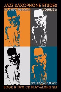 JAZZ SAXOPHONE ETUDES VOL 2 BOOK CDS FIS